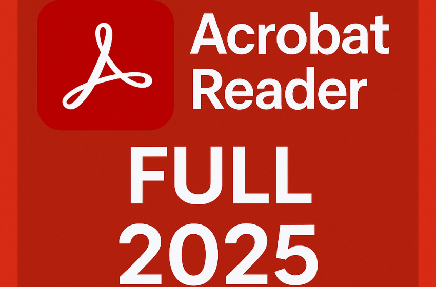  Acrobat Reader Full Crack 2025 – Giải pháp đọc tài liệu PDF